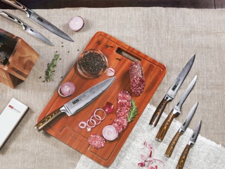 Виды кухонных и разделочных ножей из керамики и стали