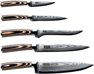 Ножи Mikadzo из дамасской стали